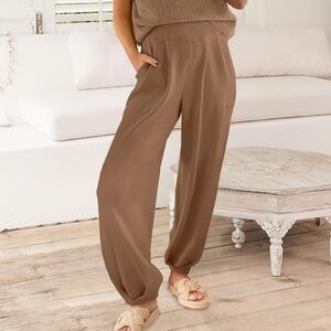 NEW Tan Pullover Lounge Pants